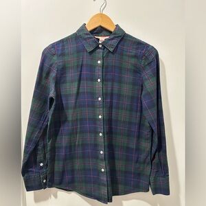 Brooks Brothers Tartan Flannel Button Down Shirt